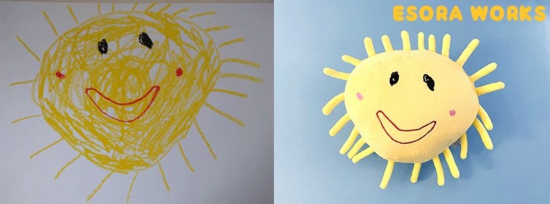 ESORAWORKS_把畫變娃娃_太陽