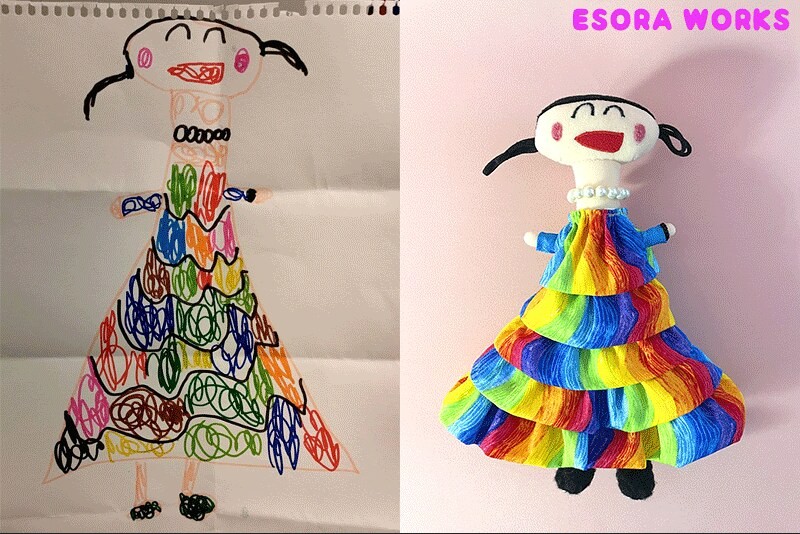 ESORAWORKS_把畫變娃娃_女娃娃
