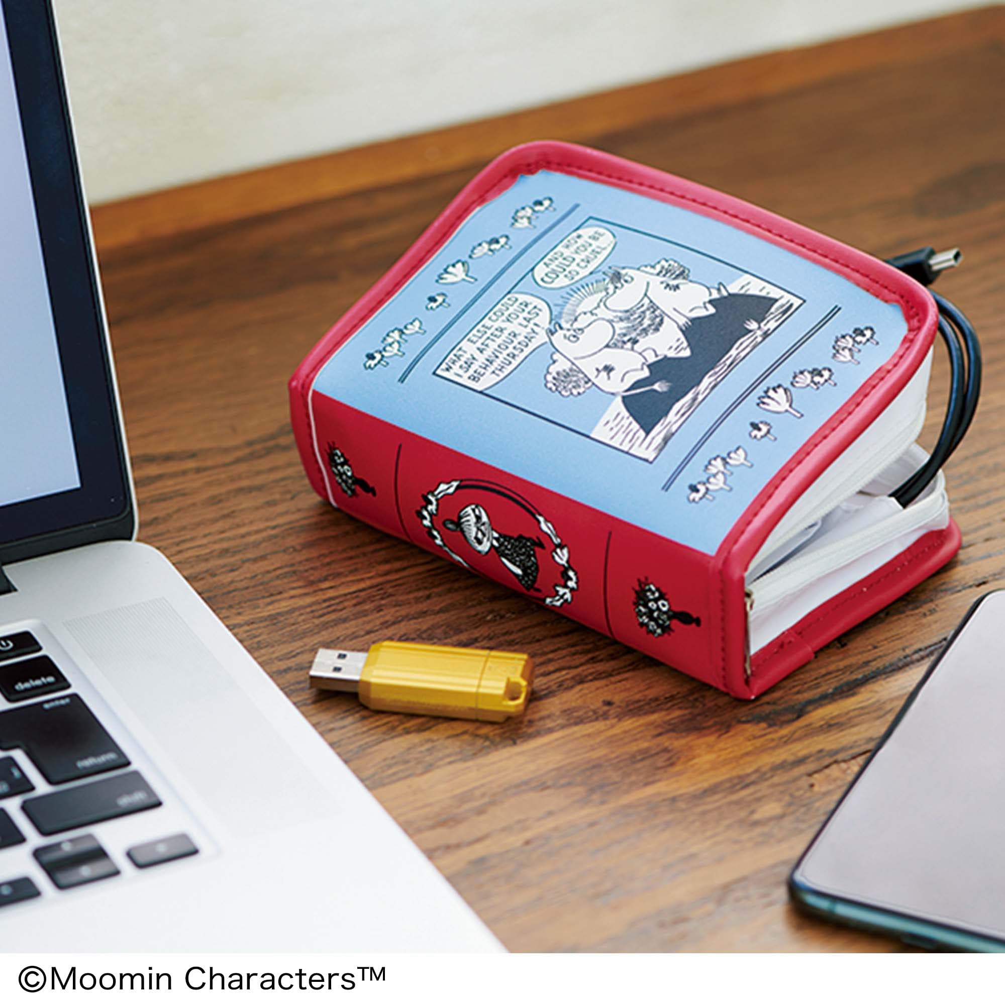 MOOMIN慕敏家族書本型收納包2