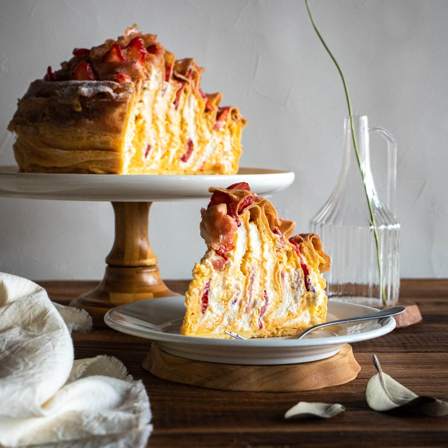 2022年8月_美麗甜點_my flower_千層蛋糕_蛋糕切面