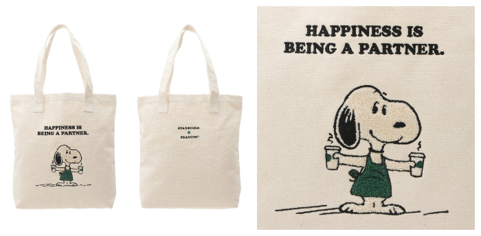 星巴克_史努比_花生家族_網路商店限定_購物袋