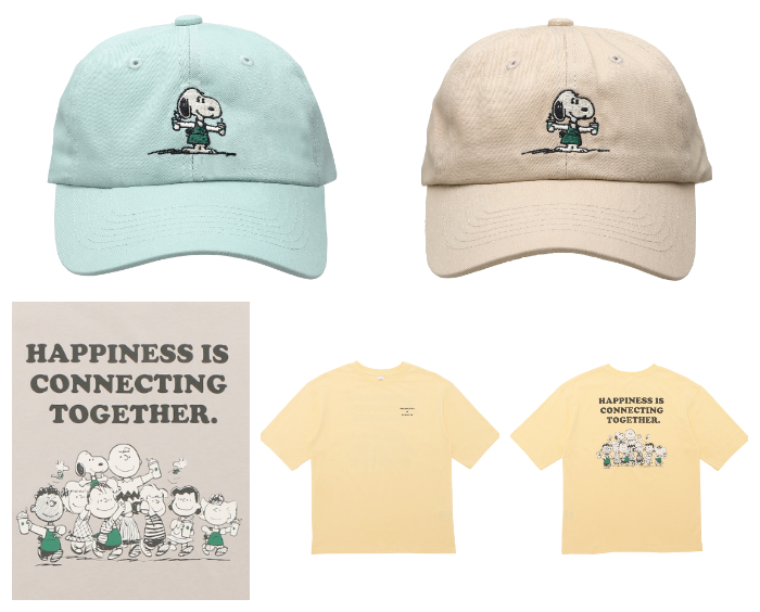 星巴克_史努比_花生家族_網路商店限定_週邊_棒球帽_T-SHIRT