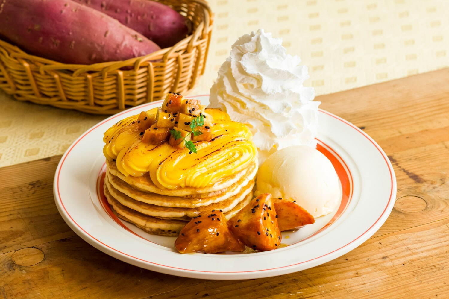 2022年9月_美麗甜點_EGGSN THINGS_拔絲地瓜與地瓜泥鬆餅