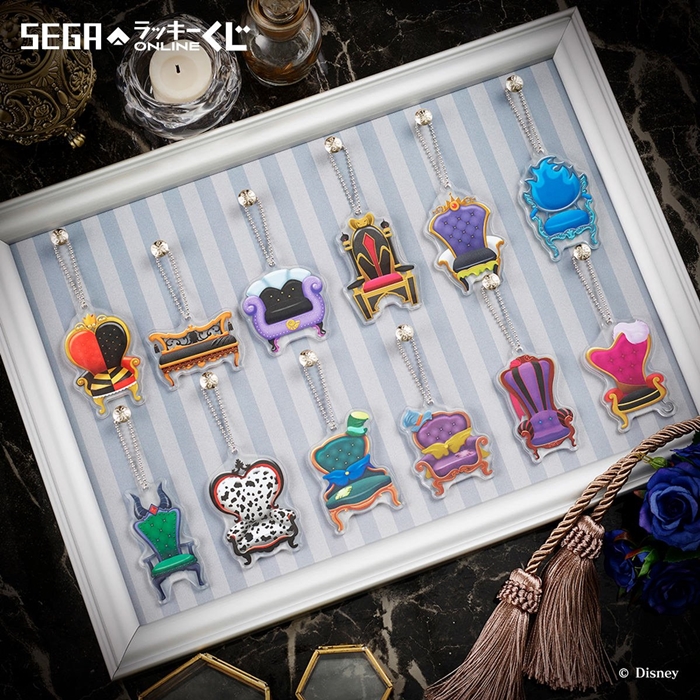 迪士尼反派角色壓克力吊飾