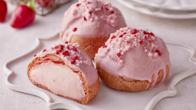 LAWSON_UCHICAFE_生卡士達泡芙_草莓