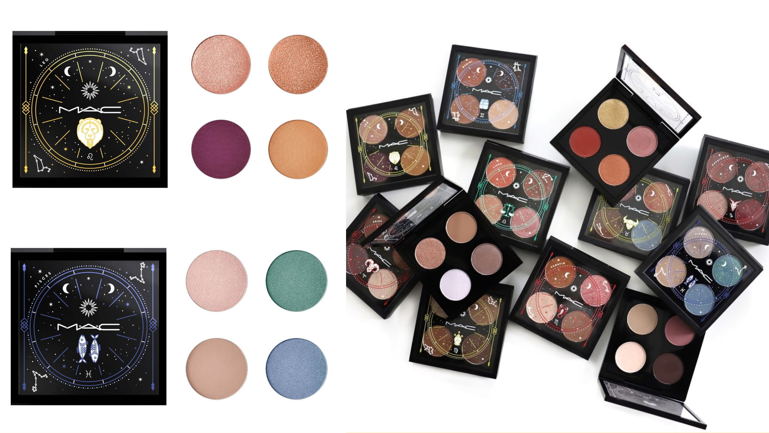MAC astro palettes