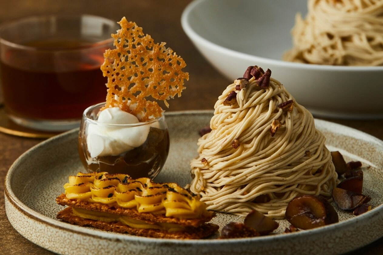 2022年10月_美麗甜點_js pancake cafe_蒙布朗的秋季餐盤