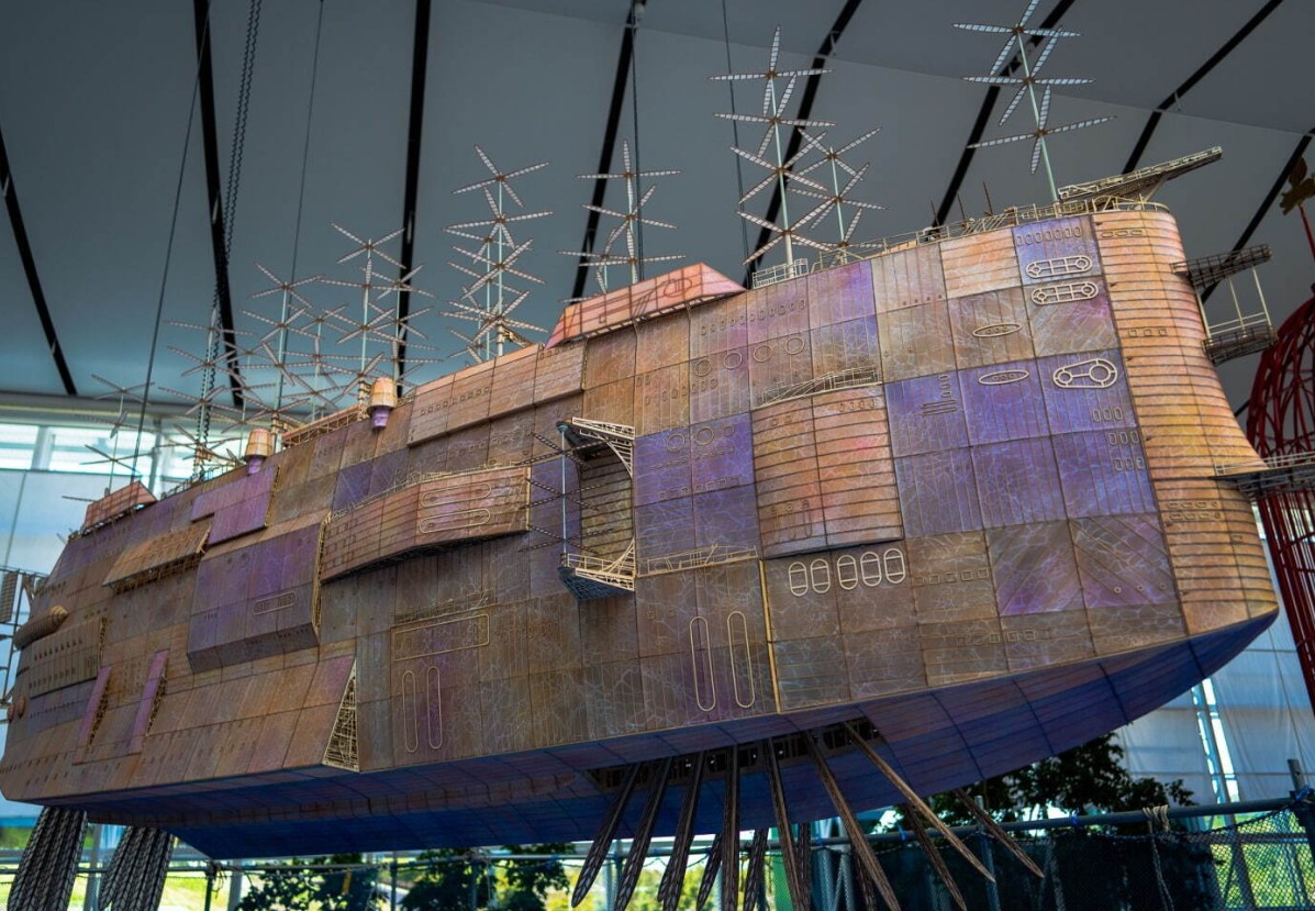 吉卜力樂園_ghibli park_吉卜力大倉庫_天空之城_巨大飛船