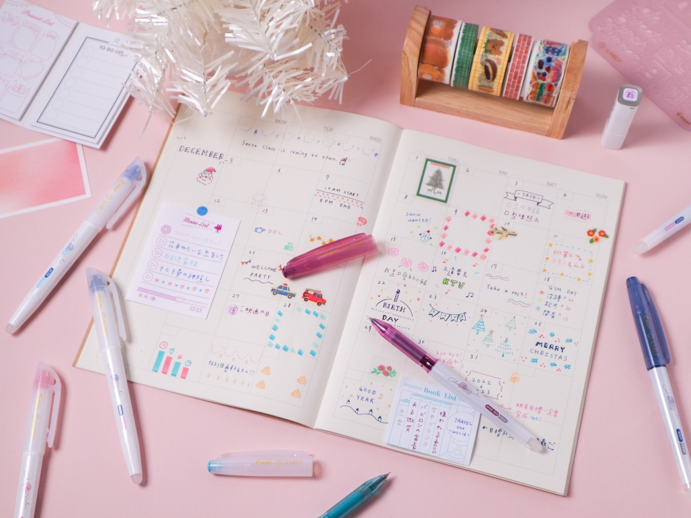 百樂「ILMILY 雙色魔擦筆 Color two color」