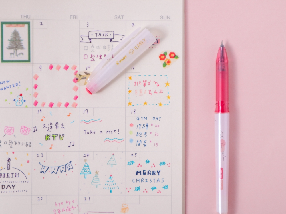 百樂「ILMILY 雙色魔擦筆 Color two color」