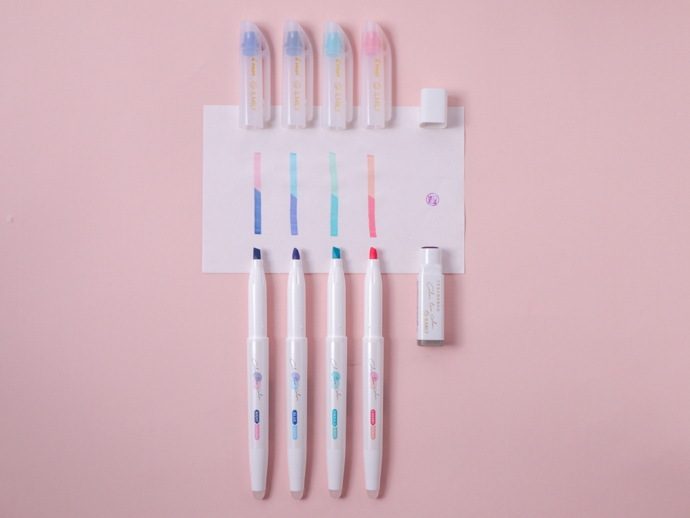 百樂「ILMILY 雙色魔擦筆 Color two color」