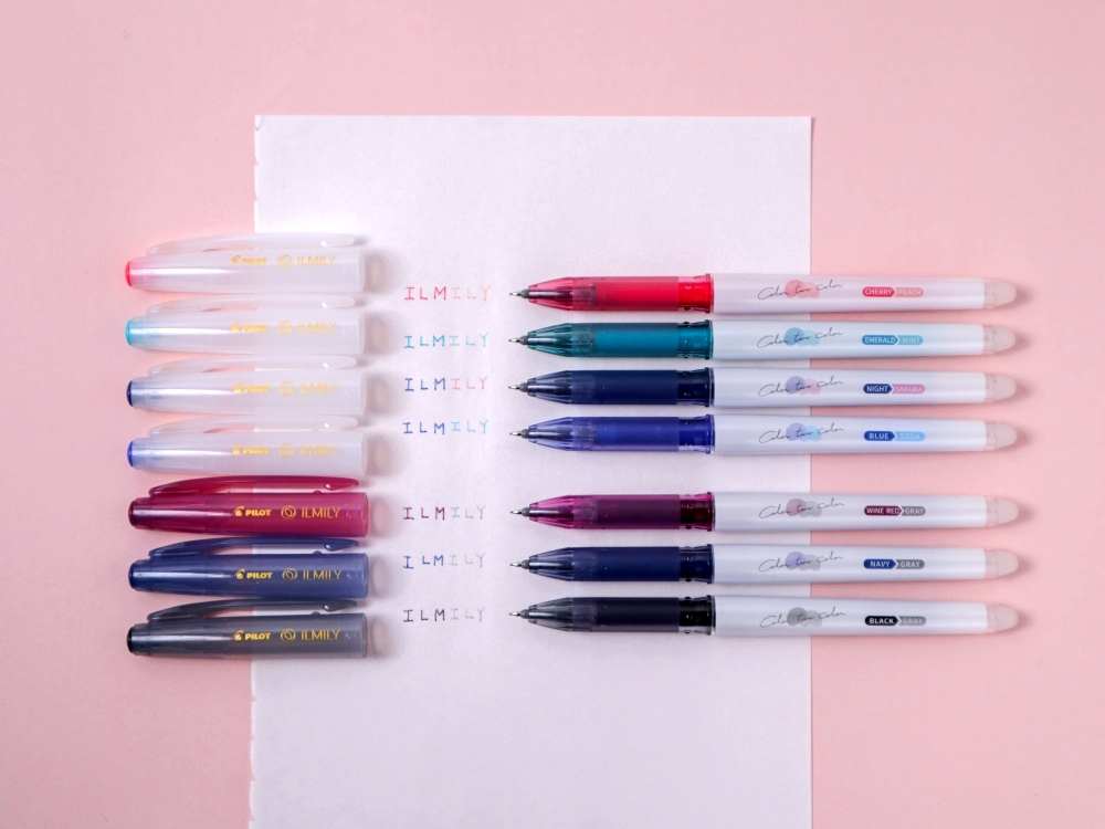百樂「ILMILY 雙色魔擦筆 Color two color」