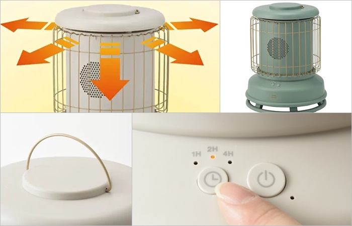 全方位古典造型風扇電暖器 Classic Stove