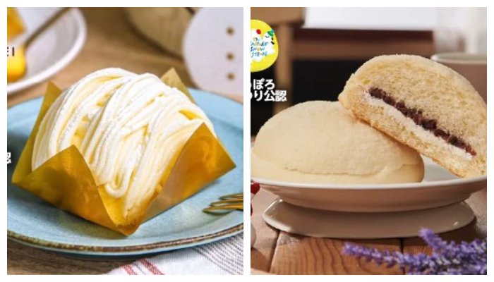 7-11_北海道美食祭_札幌_ROMANTEI_生起司蒙布朗_白色波蘿麵包_紅豆鮮奶油