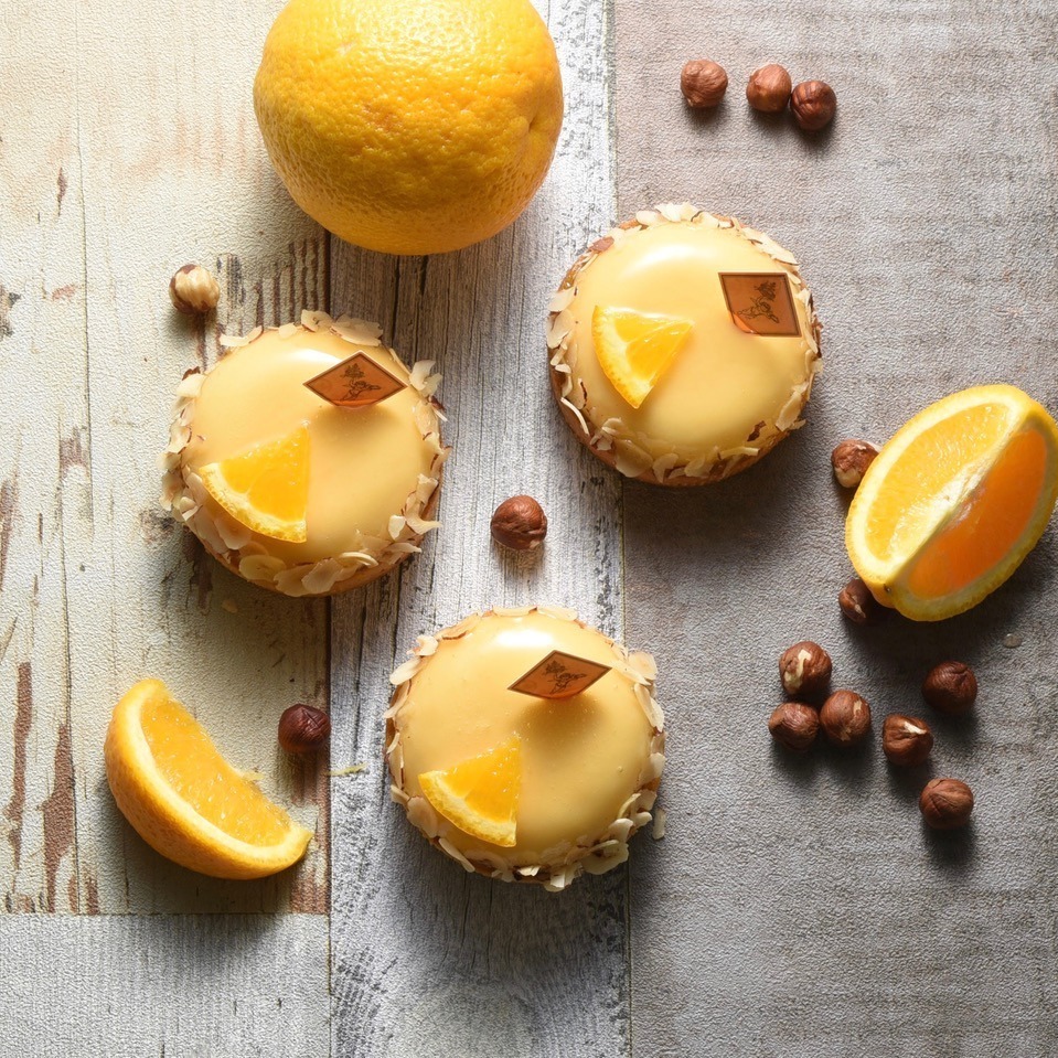2023年2月_美麗甜點_Frédéric Cassel_橘子與榛果
