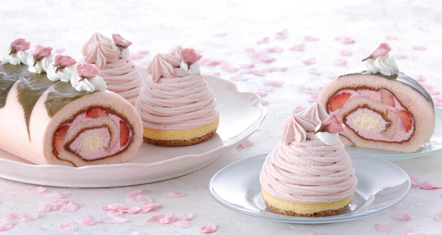 2023年2月_美麗甜點_patisserie KIHACHI_モンブラン SAKURA_SAKURA ロール