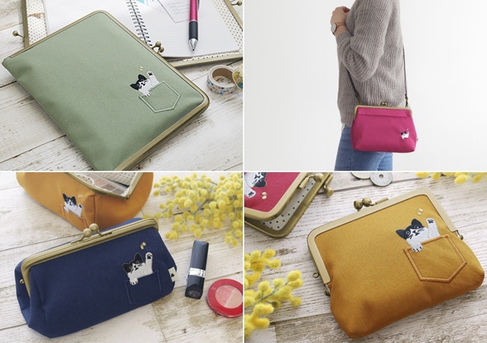 口袋貓咪口金包