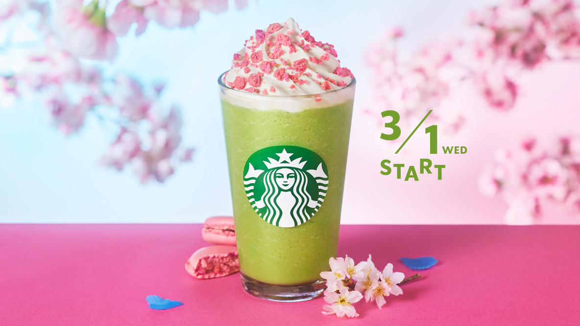 星巴克_2023_櫻花季_櫻花綻放抹茶星冰樂