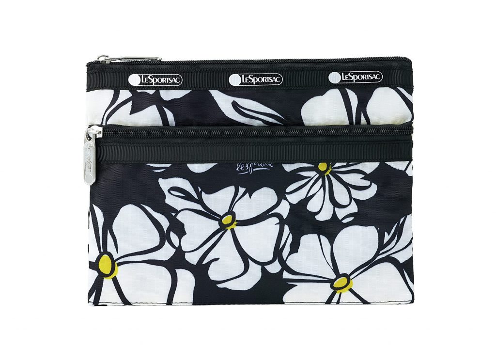 LeSportsac花朵圖案收納包