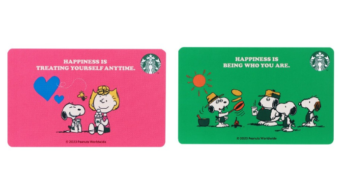 星巴克_史努比_花生家族_隨行卡