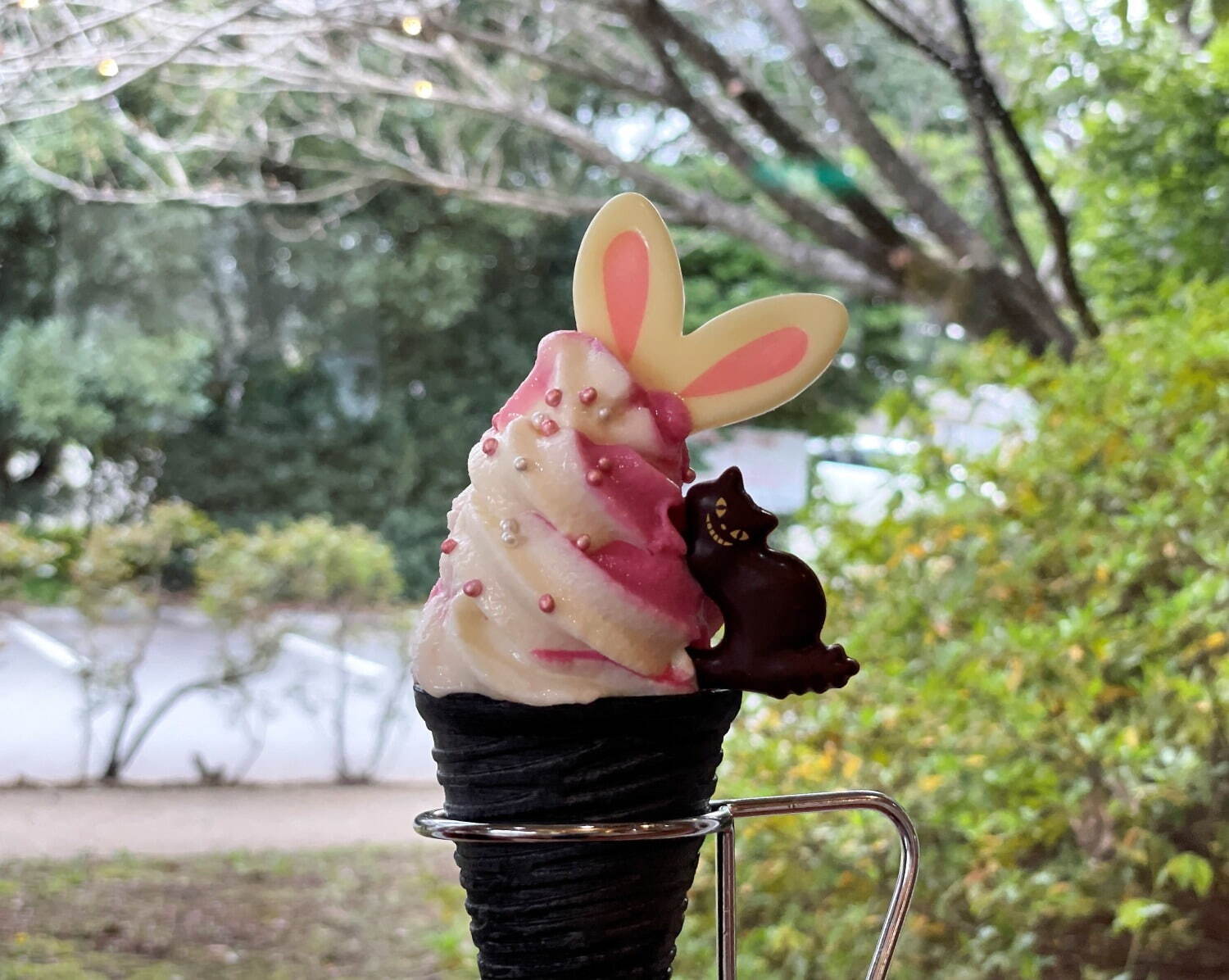京成玫瑰園_愛麗絲夢遊仙境_京成バラ園_限定甜點_冰淇淋