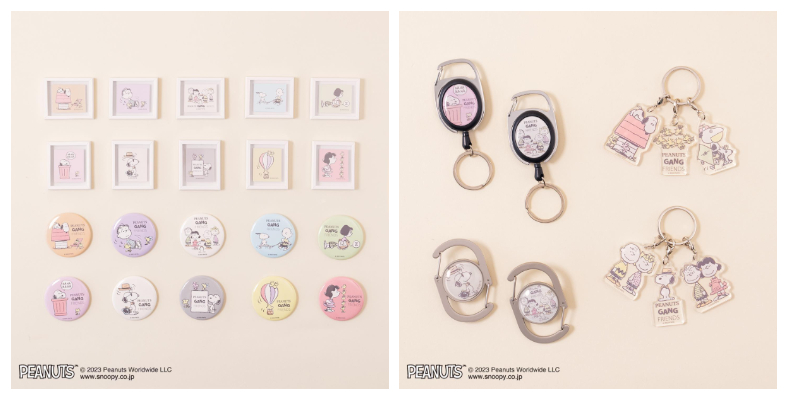LOFT_PEANUTS GANG FRIENDS_史努比_花生家族_別針_鑰匙圈