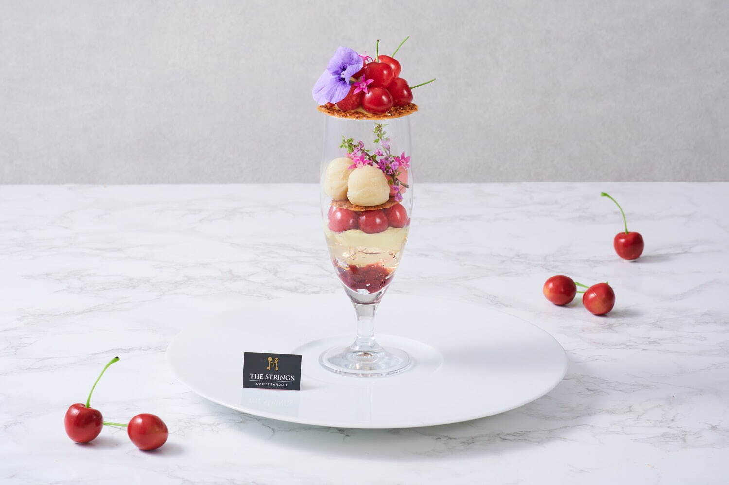 2023年4月_美麗甜點_THE STRINGS 表參道_櫻桃聖代