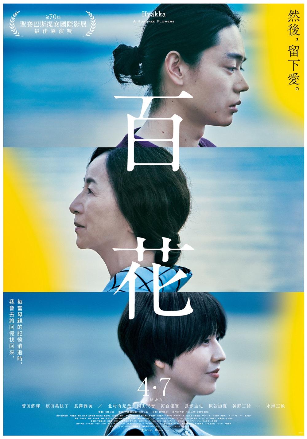百花 4月7日 上映
