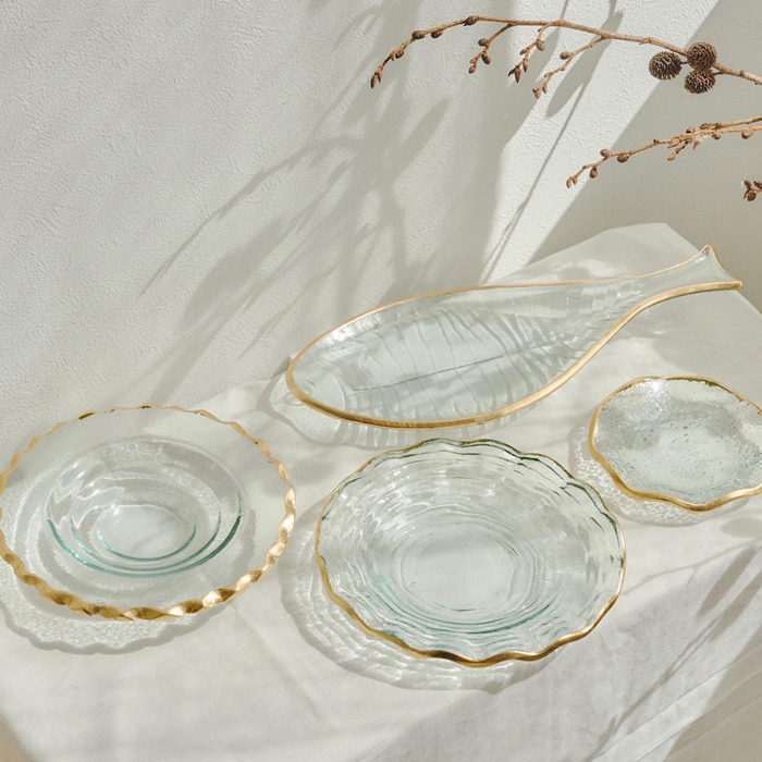 鑲邊透明餐具系列