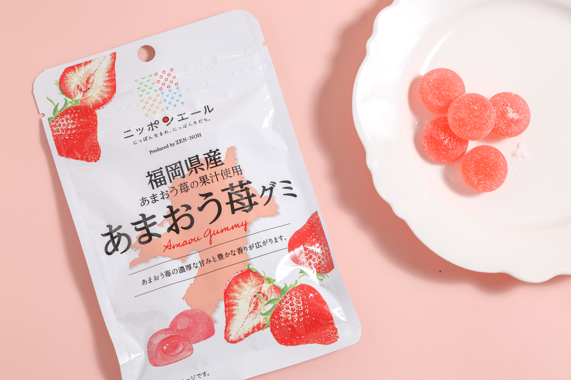 JA全農福岡縣甘王草莓軟糖