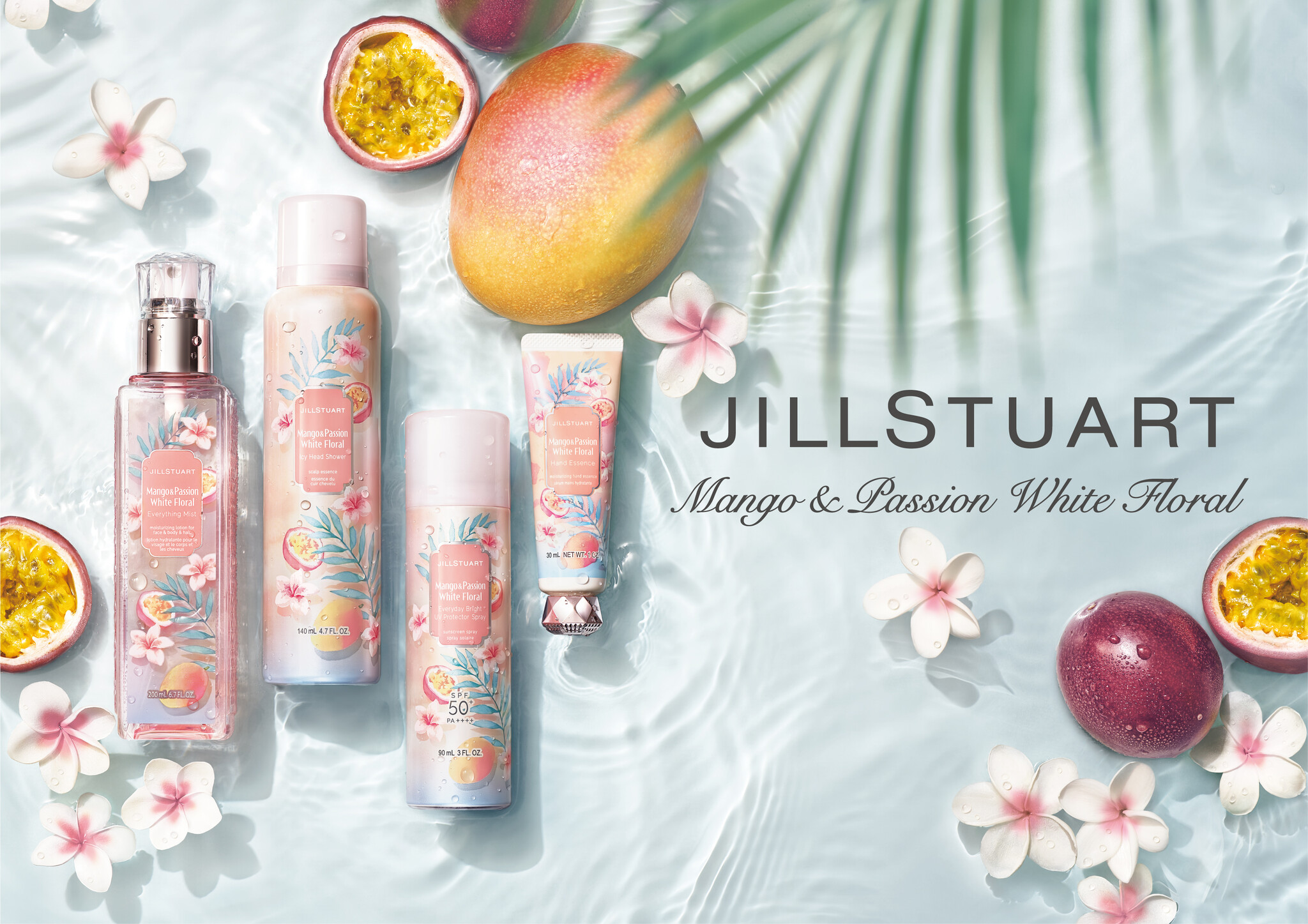 JILL STUARTアイシーヘッドシャワー　マンゴー＆パッション ホワイトフローラル