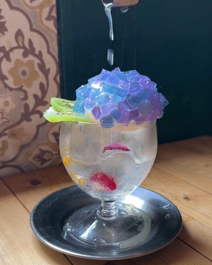 紫陽花水果果凍