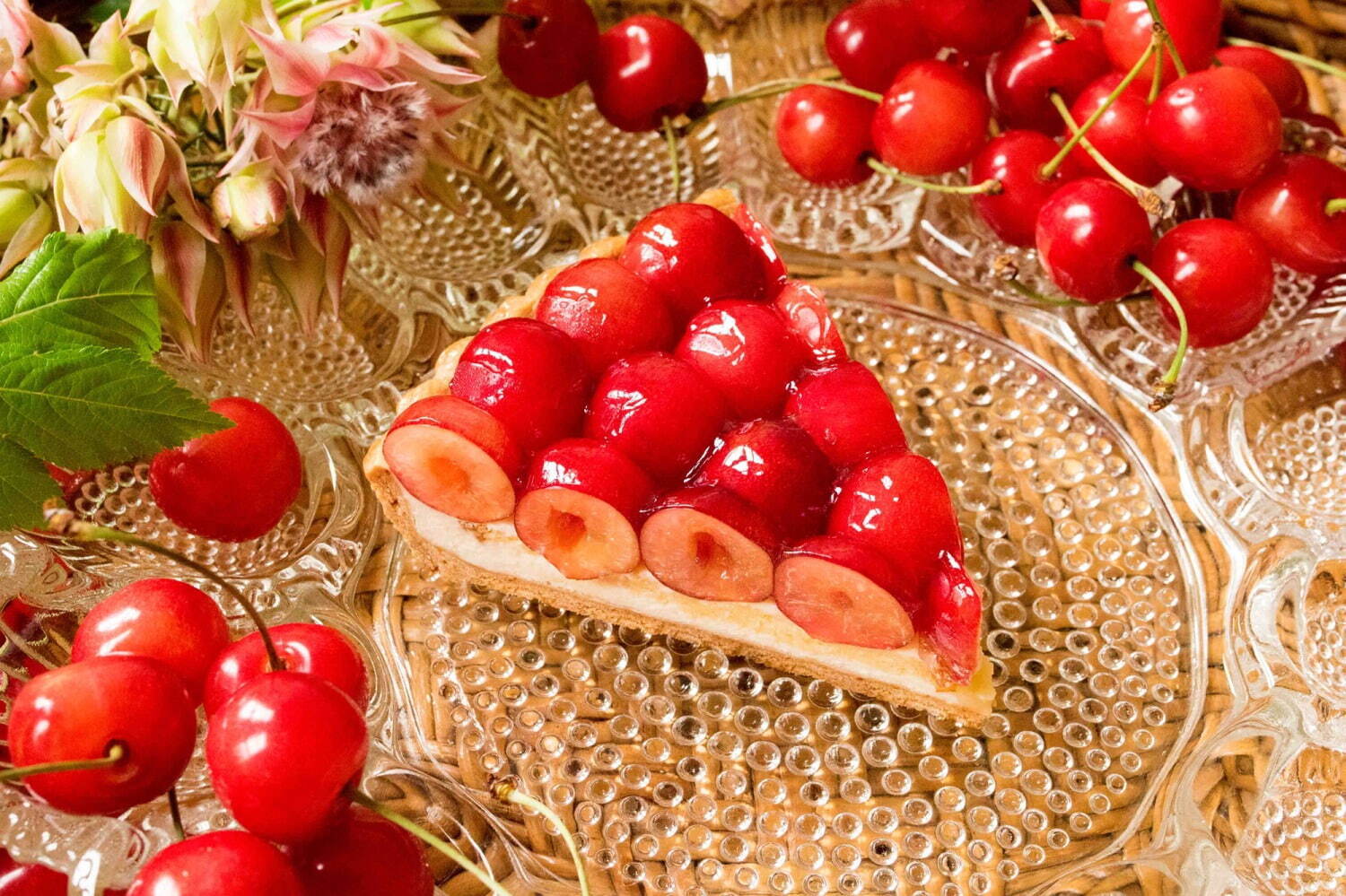 Quil fait bon_水果塔_特選佐錦藤櫻桃塔_切片