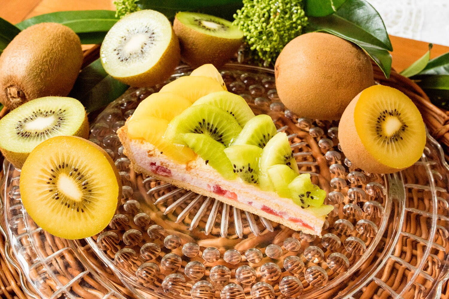 Quil fait bon_水果塔_奇異果與蘋果慕斯塔_切片