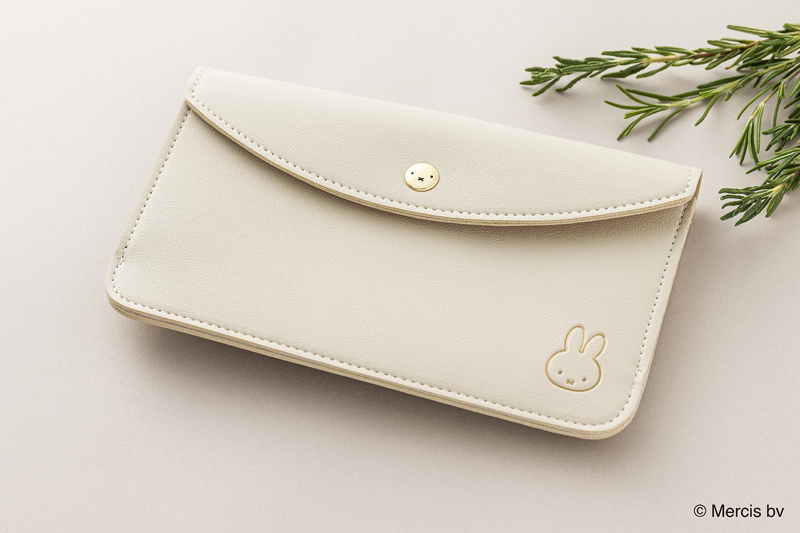 米飛兔皮革風收納夾