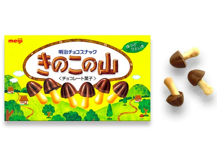 明治香菇山巧克力