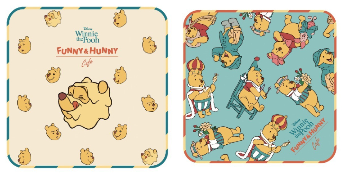小熊維尼_FUNNY & HUNNY OH MY CAFE_原創週邊_毛巾