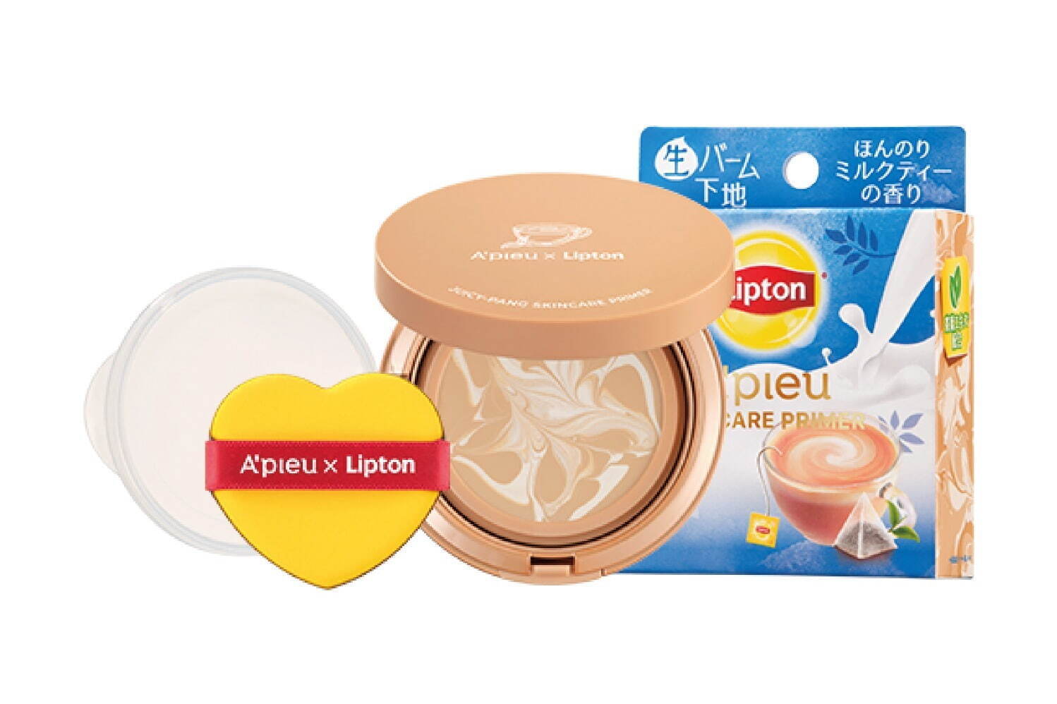 立頓紅茶 A'pieu 聯名粉底