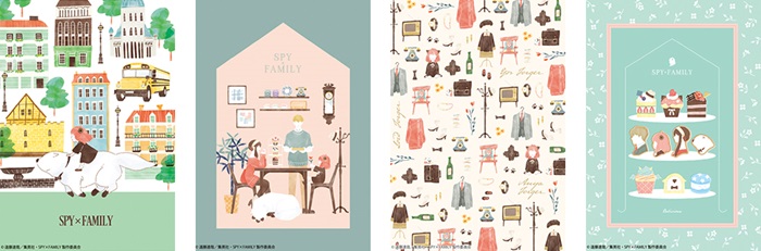 Afternoon tea x 間諜家家酒 插畫