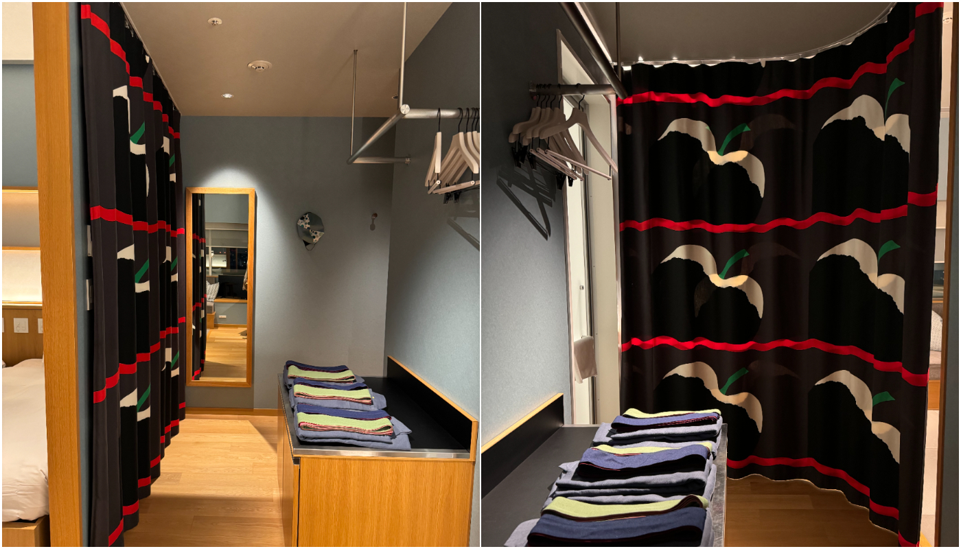 OMO7 大阪 by 星野集團_corner twin room_更衣空間