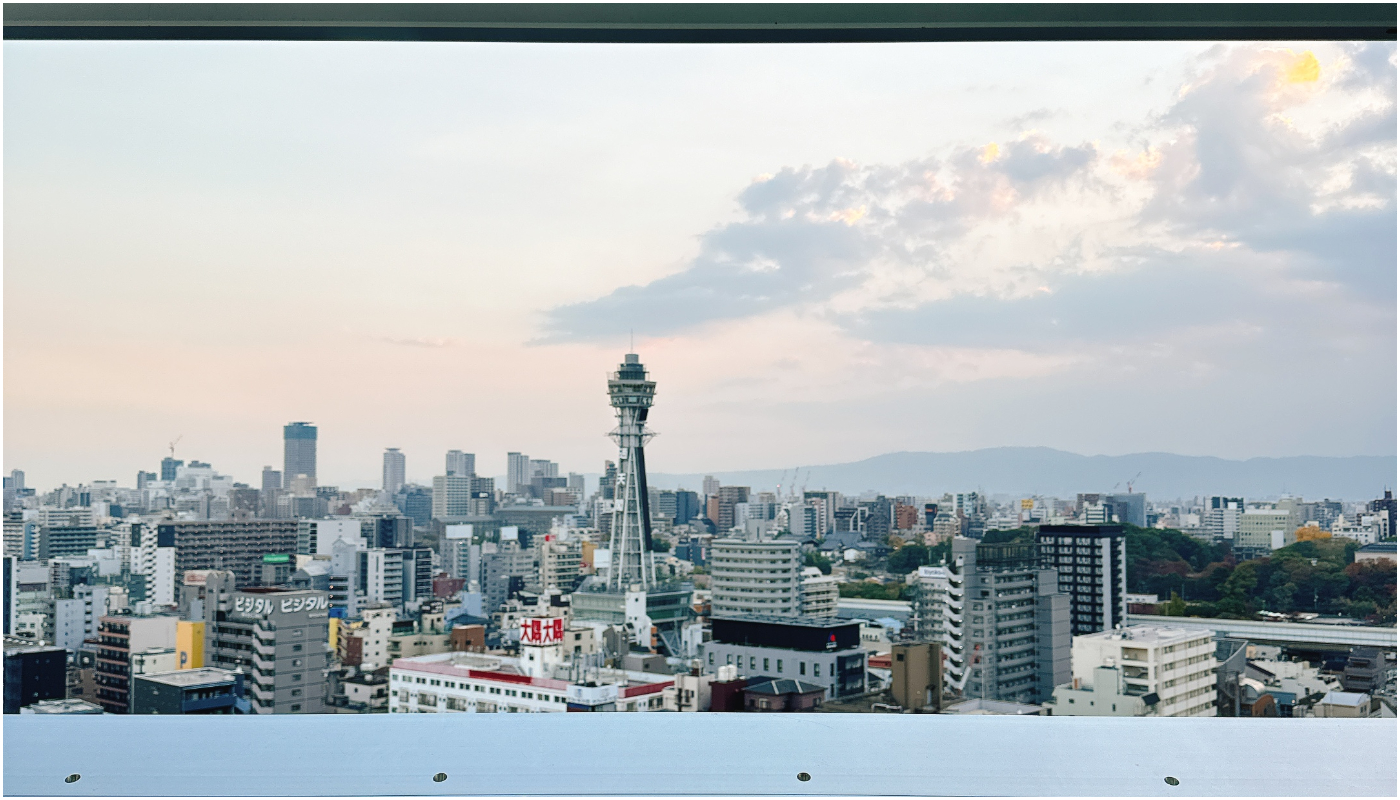 OMO7 大阪 by 星野集團_corner twin room_窗外風景