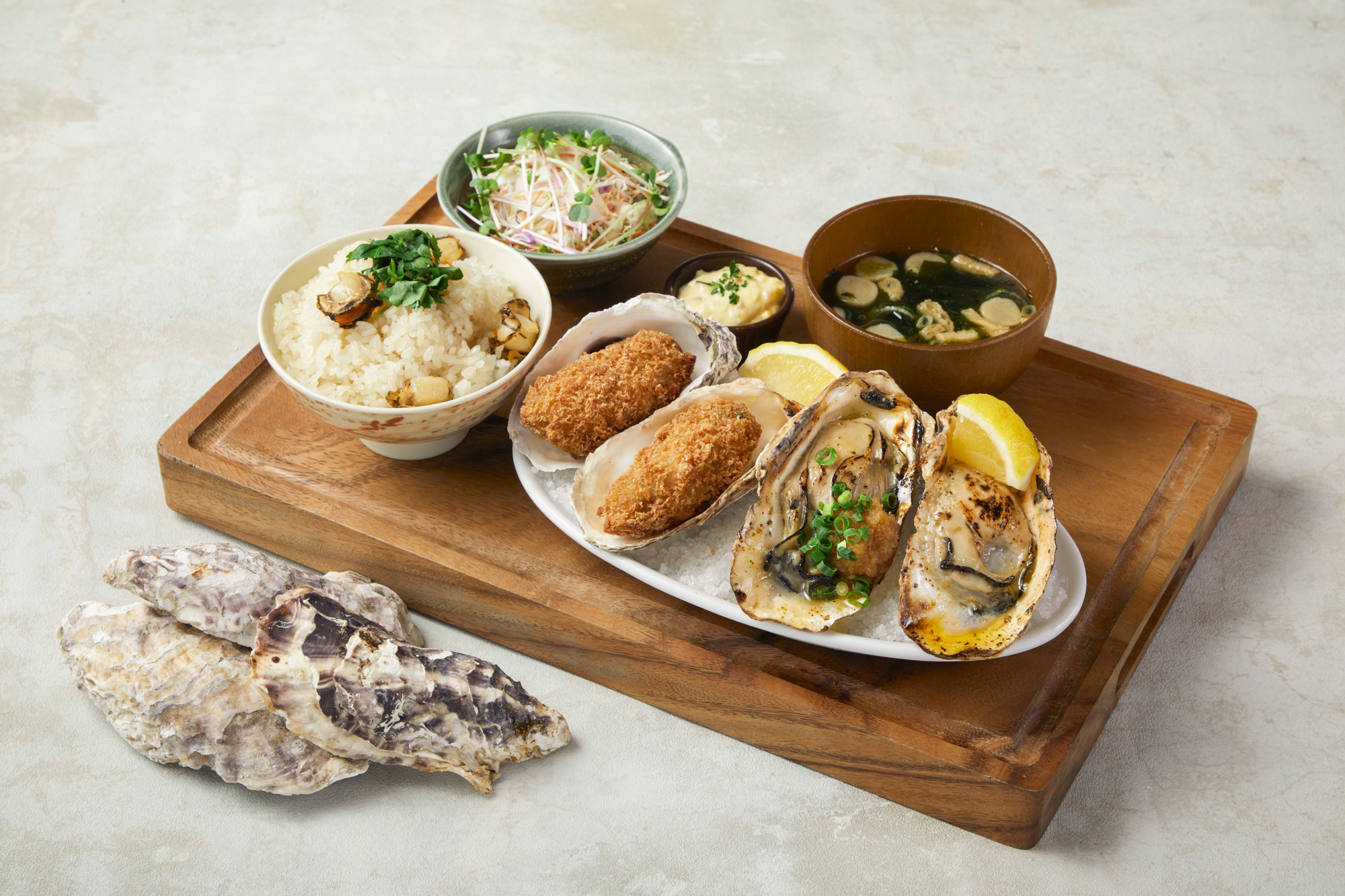 和風午間牡蠣套餐