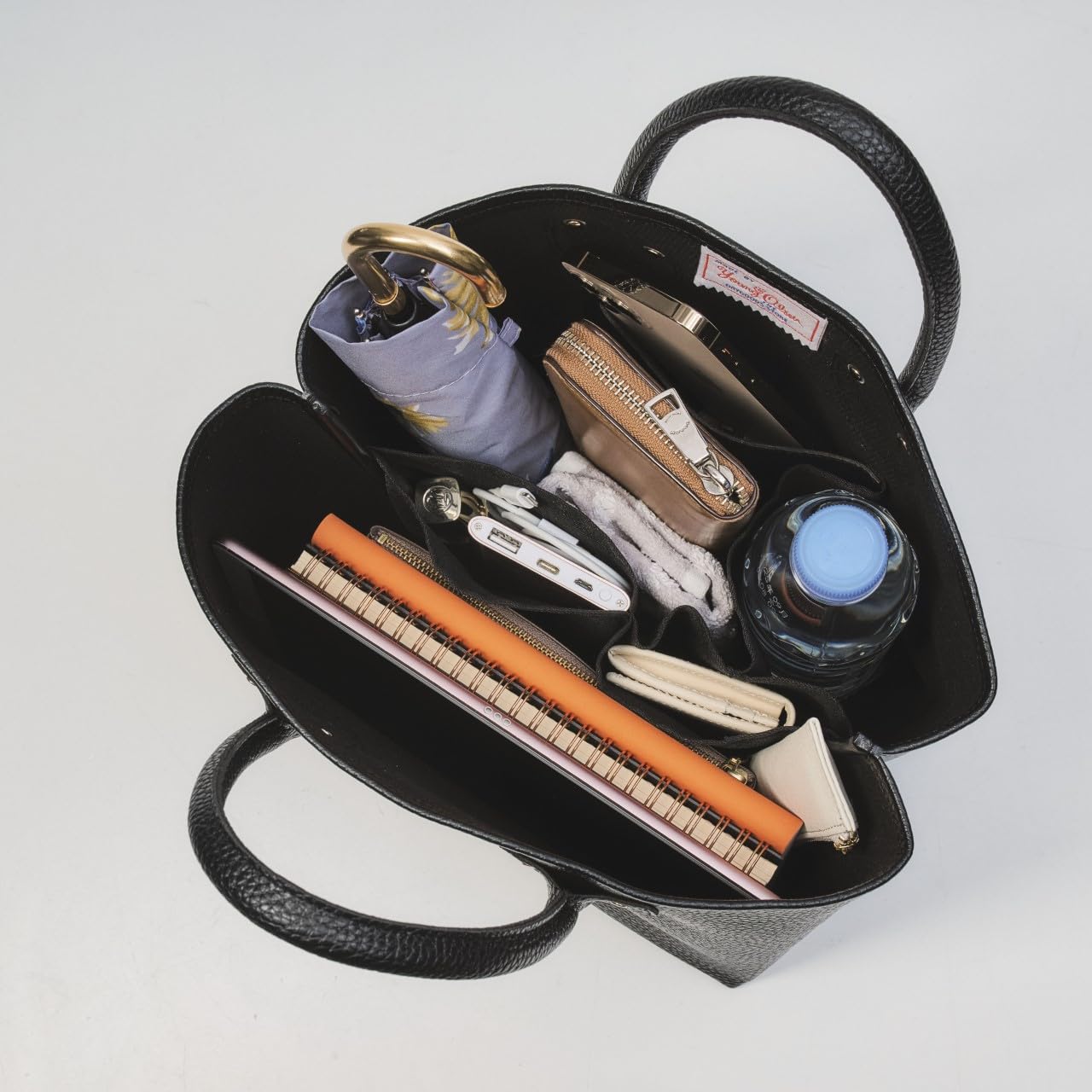 皮革風提袋內裡設計