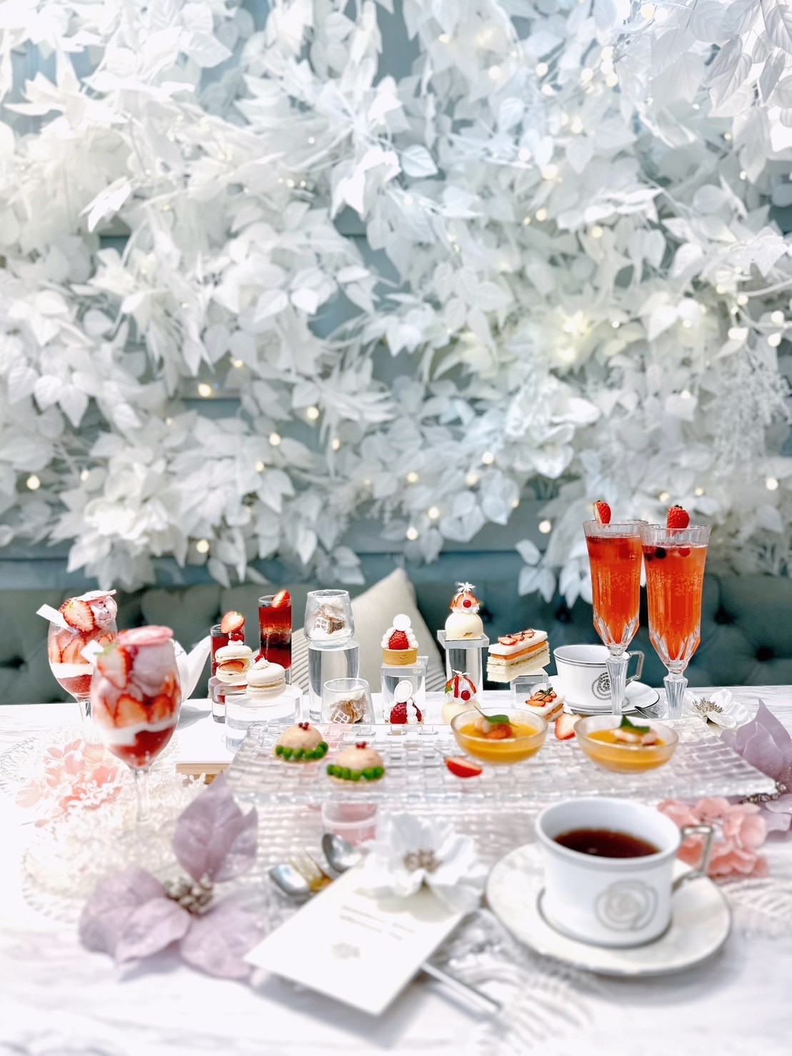 Strawberry White afternoontea
