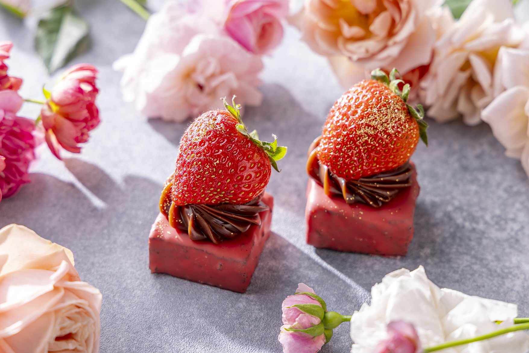 草莓巧克力布朗尼