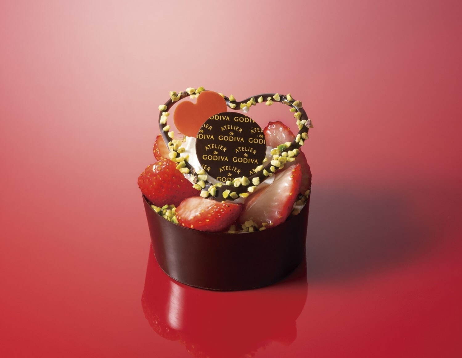 2024年1月_美麗甜點_ATELIER de GODIVA_情人節限定甜點_godiva tarte au phrase