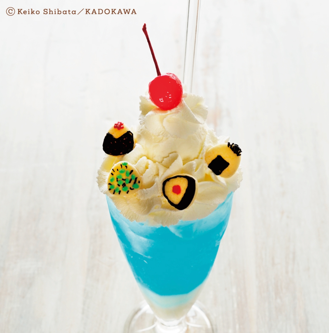 いろんなおにぎりのクリームソーダ