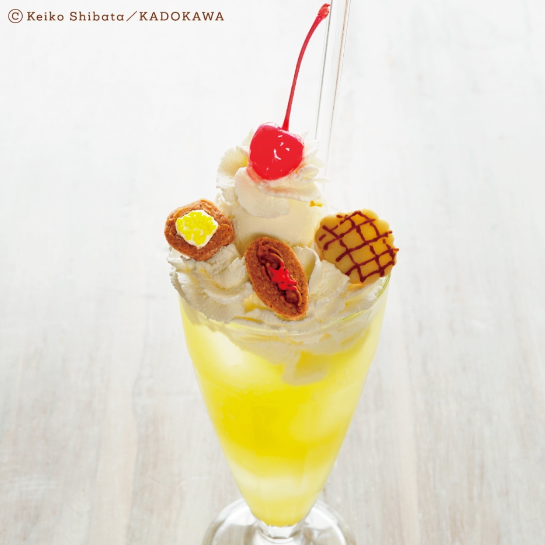 いろんなパンのクリームソーダ