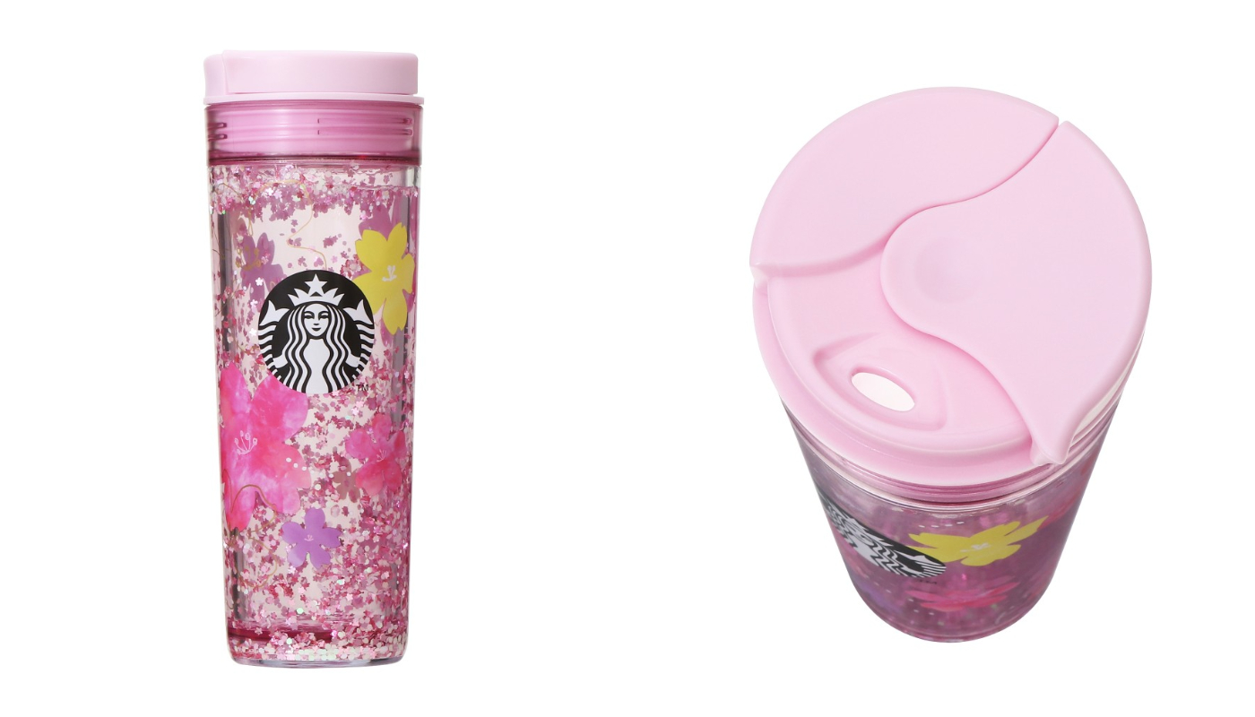 日本星巴克_櫻花季_SAKURA2024_水波紋粉色閃耀隨行杯