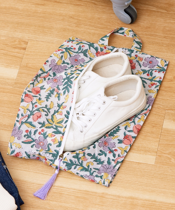 春日花朵鞋袋